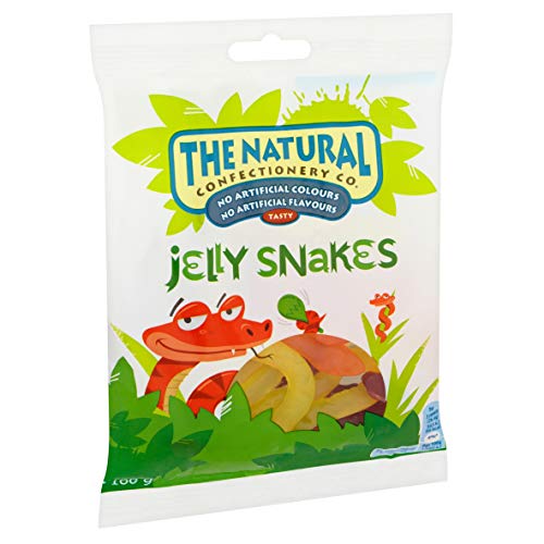 The Natural Confectionery Co. Jelly Snakes Sweets Bag, 160 g