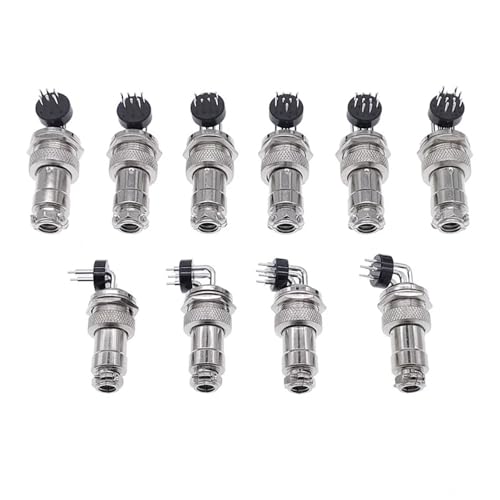 Conector GX16 de 5 pines para placa de circuito PCB a 90 grados 3
