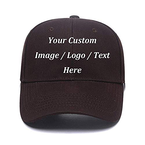 Jics Lamb Men Women Personalized Trucker Hats Customized Adjustable Snapback Baseball Caps Dad Hat Brown #TOP22