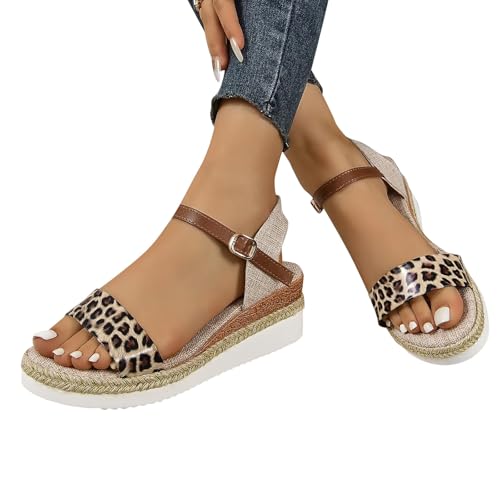 Chaussures compensées orthopédiques femmes à bride réglable - 2