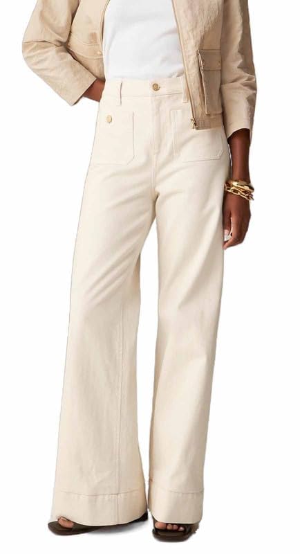 Qhecomce Oprah's Favorite Jeans, Tummy Control Sailor Wide Leg Trouser, Oprah Pants,...