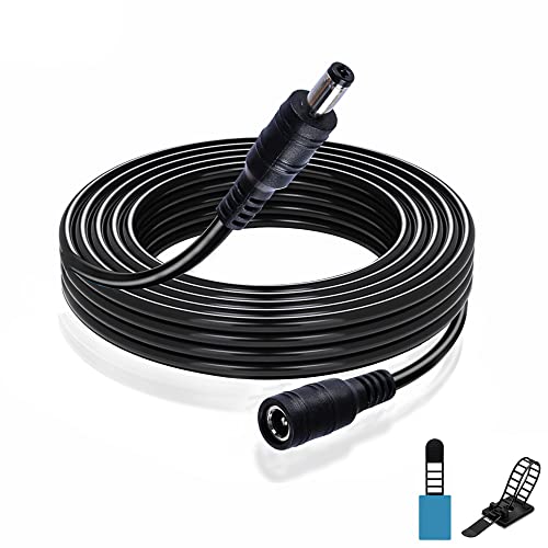 Image of 18Awg 5.5Mm X 2.1Mm Dc Extension Cord Adapter 15ft 12V Camera Power Extension Cable Dc Power Supply Adapter for Security Camera (lkelyonewy)