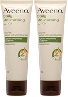 Aveeno Daily Moisturising Non-Greasy Fragrance Free Body Lotion 48-Hour Hydration Soothe Normal Dry Sensitive Skin 71mL (Pack of 2)