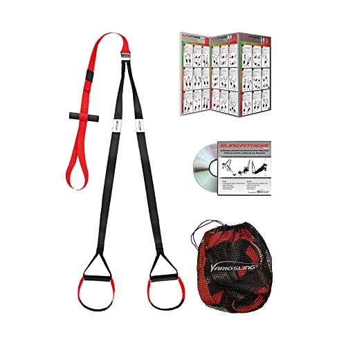 Variosling Original Sling Trainer Modell 2026 Schlingentrainer mit DVD Übungs-Poster + Sicherheitshinweise für Ganzkörpertraining