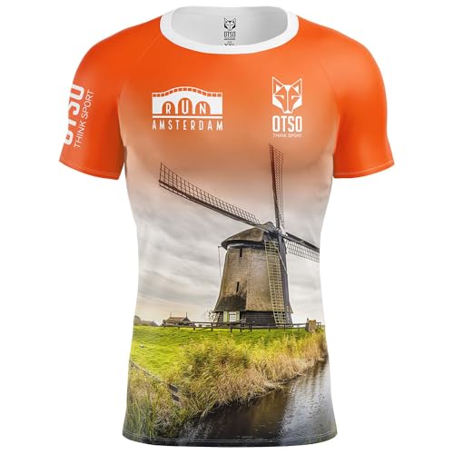 Otso Run Amsterdam 2024 t-shirt manches courtes de sport homme L