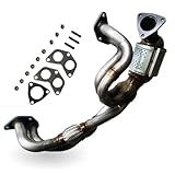 Catalytic Converter Exhaust Manifold 2 Oxygen Sensor Fit for 2006-2010 Subaru Fit forester 2006-2011 Subaru Impreza 2.5L H4