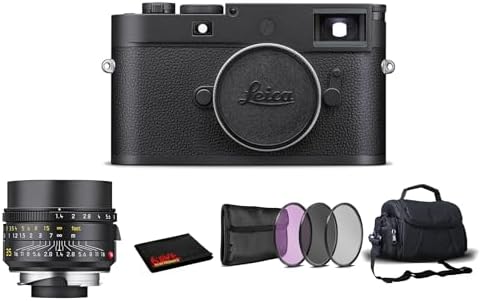 Top 5 Rangefinder Cameras That Will Transform Your Photography Experience 5 Leica M11 Monochrom Rangefinder Camera (20208) and Leica Summilux-M 35mm f/1.4 ASPH. Lens (11726) Bundle