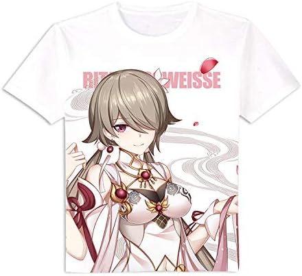 Amazon Co Jp 崩壊学園 崩壊3rd リタ ロスヴァイセ Tシャツホワイトxxl 服 ファッション小物
