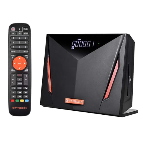 V8 UHD 4K receptor satélite digital UHD, FTA H.265 TV Sat Decodificador dv b-S/S2/S2X+T/T2/Fil/ISDB-T/ATSC-C, WiFi 2.4G incorporado, Soporte de tarjeta inteligente CA, Biss Volumen Automático.