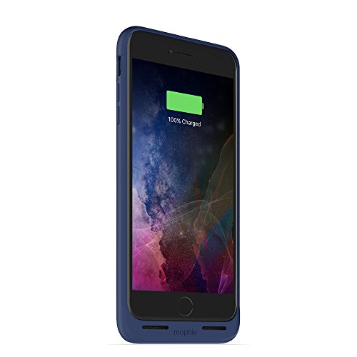 Image of ZAGG Mophie 3788 JPA-IP7P-BLU Juice Pack Wireless - Charge Force Wireless Power - Wireless Charging Protective Battery Pack Case for Apple iPhone 8 Plus and iPhone 7 Plus - Blue