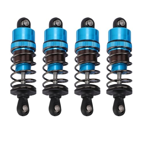 Amortisseur RC 55mm EMUKOEP en alliage d'aluminium bleu pour voiture téléguidée 1/10