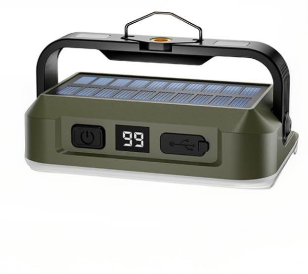 Lanterne solaire de camping LED rechargeable 4000mAh