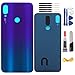 YHX-OU 6.3'' Copribatteria Adatto per Xiaomi Redmi Note 7 Note 7 PRO Sostituzione della Cover Posteriore + Strumento di Installazione +1 SIM Card Tray+1 Pellicola Vetro per Fotocamera (Blu)