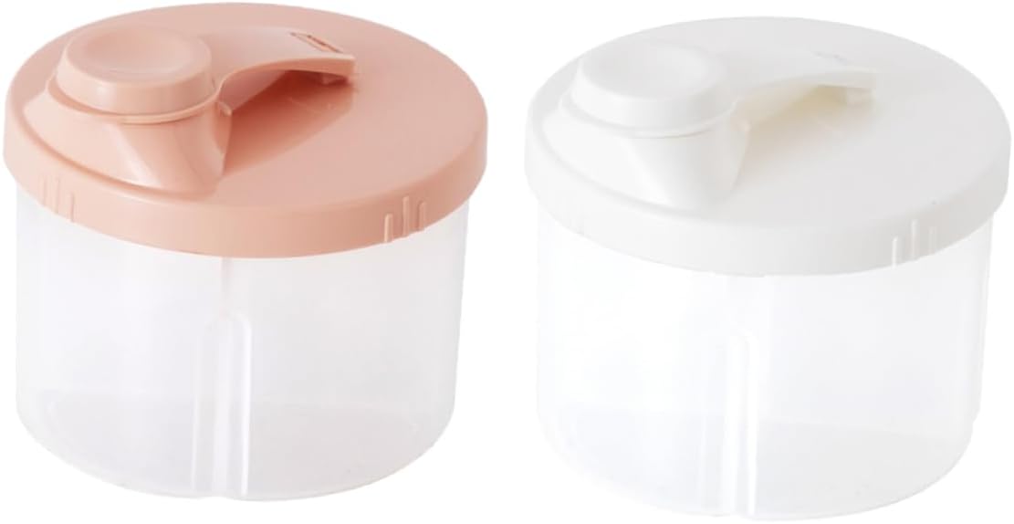 Toddmomy 2pcs Food Storage Container Milk Powder Dispenser Formula Dispenser for Travel