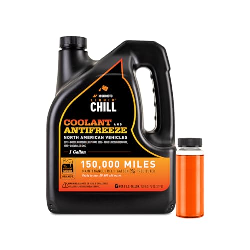 Image of Mishimoto Liquid Chill OE Coolant, Orange, North American Vehicles, 1 Gallon