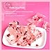 Rose Crystal Soft Cake,Rose Soft Candy,Dessert Of Jellies,Afternoon Tea Casual Candy Snacks, Individually Wrapped,Sparkling and Translucent,No Coloring,7.05 oz