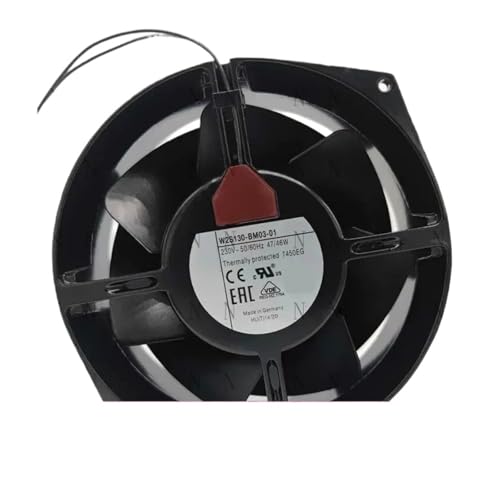 Ventilateur W2S130-BM03-01 230VAC robuste en métal pour usage intensif