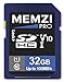 Price comparison product image MEMZI PRO 32GB 100MB/s Class 10 V10 SDHC Memory Card for Nikon D3300, D3200, D3100, D810, D810A, D800E, D800, D610, D600, D5000, D3000, D300S, D90, D80, D60, D40x, D40 SLR Digital Cameras