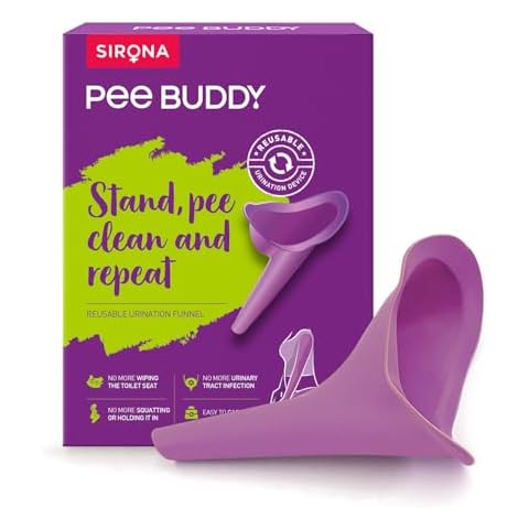 PeeBuddy Reusable Female Urination Device for Women - 1 Unit | Female Urinal Cup, Stand and Pee Funnel | Perfect for Travel, Outdoor Activities Including Camping, Hiking and Festivals Cover