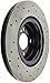 StopTech 128.34114R Sport Cross Drilled Brake Rotor (Front Right), 1 Pack