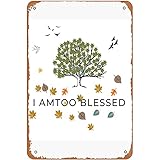 Evergreen - Letrero de metal con diseño de árbol divertido para bar, dormitorio, cueva de hombre, casa de campo, cocina, hogar, decoración retro de pared, 8 x 12 pulgadas