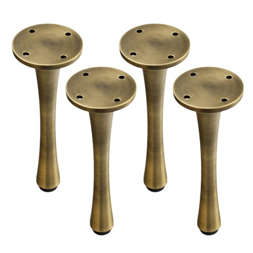 Pieds de table réglables en cuivre couleur bronze pour rehausser buffet