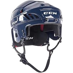 Casco Hockey Patines Niño CCM HT50 HF - Casco de hockey sobre hielo para niño (talla XS), color azul marino