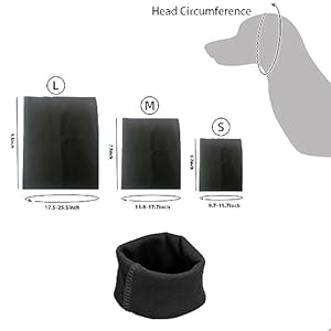 Quiet ears for dogs cat dog hoodies hat for noise block ear protection and recovery the grooming and force drying miracle tool for anxiety relief  calming dogs medium black   cucciolini doodles