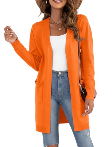 Image of VIISHOW Women's Classic Cardigans Long Sleeve Open Front Casual Knit Cardigan Sweaters Coat Soft Outwear