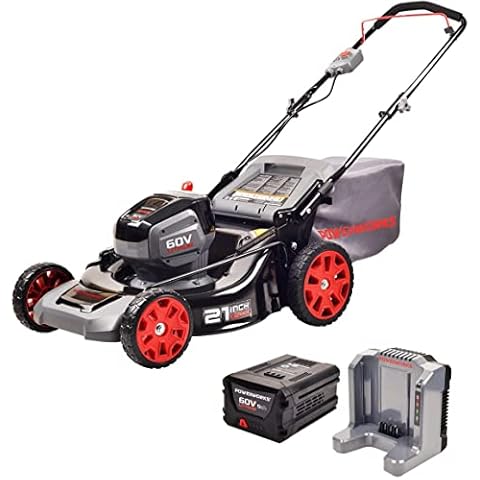 POWERWORKS 60V 21-inch Brushless HP Mower, 5Ah Battery and Charger Included MO60L513PW Cover