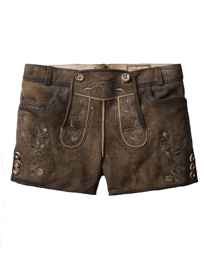 Stockerpoint Damen Rosy Trachtenlederhose, Stein Geäscht, 38 EU