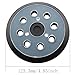 MDXing Orbital Sander Replacement Pad 5 inch 8 dust Holes Three Screw Holes Spaced 1.26inch Throwing Disc Sticky Tray Sandpaper Machine Chassis Sanding Tray Replacement Pad Sander Pad
