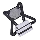 Bolsa deportiva de nailon transpirable de gran capacidad, mochila para correr, camping, senderismo, bolsa de equipo transpirable, gris claro, Talla única