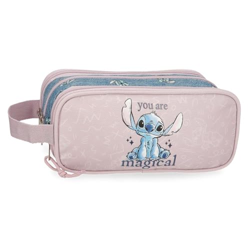 Disney Stitch You Are Magical Equipaje- Bolsa de Mensajero, Niñas, Azul