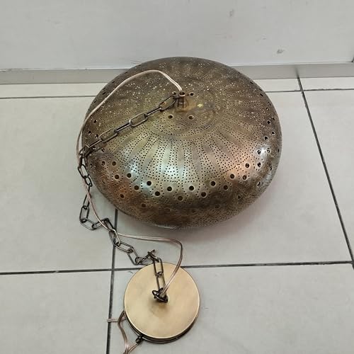 Generic Moroccan Farmhouse Vintage Interior Maximalist Design Decor Rustic Hanging Pendant Light Fixture Chandelier Dining Room Kitchen Entryway Living Room thumb #6