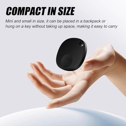 Apple Airtag 5 Pack, Find My Enabled Tracker with Global Positioning & Leave Behind Alerts, No SIM Card Needed, 12-Month Battery for Keys, Luggage, Pets (Black) - Image 5