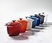 Le Creuset Enameled Cast Iron Rice Pot with Lid & Stoneware Insert, 2.25 qt., Cerise