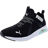 Run-train Performance Sneaker PUMA Herren Enzo 2 Turnschuh, Blackgreen Glimmer-Lava Blast, 42.5 EU