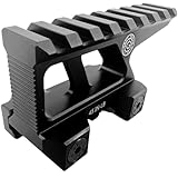 MILQUEST GBRSタイプ LERNAスタイル マウントキット ハイマウント 20mmレール対応 8スロット サバゲー ブラック