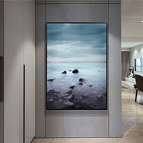 Peinture diamant 5D grand format 80x180cm broderie vue mer complet