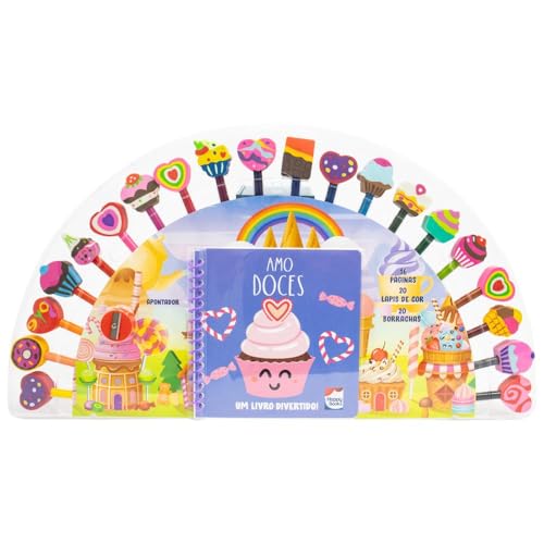 Um livro divertido! Pinte os Números – Eu Amo Doces: