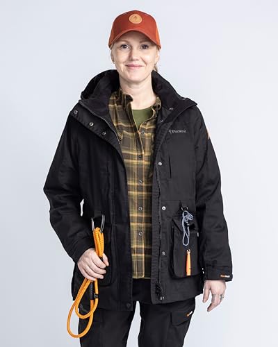 Pinewood Damen Dog Sports Trainer Extreme Jacke - Hundesport- und Outdoorjacke Damen - wind- und wasserdicht mit vielen Taschen und praktischen Details, ideal für Hundetraining