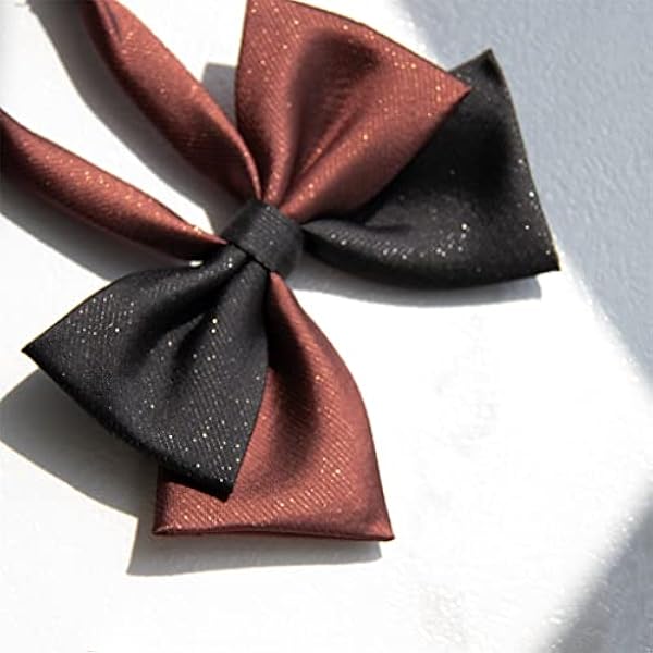 FXJ Meisjes Vlinderdas Strik Knoop Shirt Dames Uniform All-Match Kleine voorwerpen Kraag Bloem Hals Sieraden