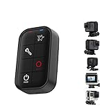 GoPro Smart Remote Wireless Remote Control Waterproof Gopro Hero LCD, GoPro Hero 7 Black Hero 6 Hero5 Session, Hero4 Silver, Hero4 Black, Hero Session/Including Wrist Strap Magnetic Charger