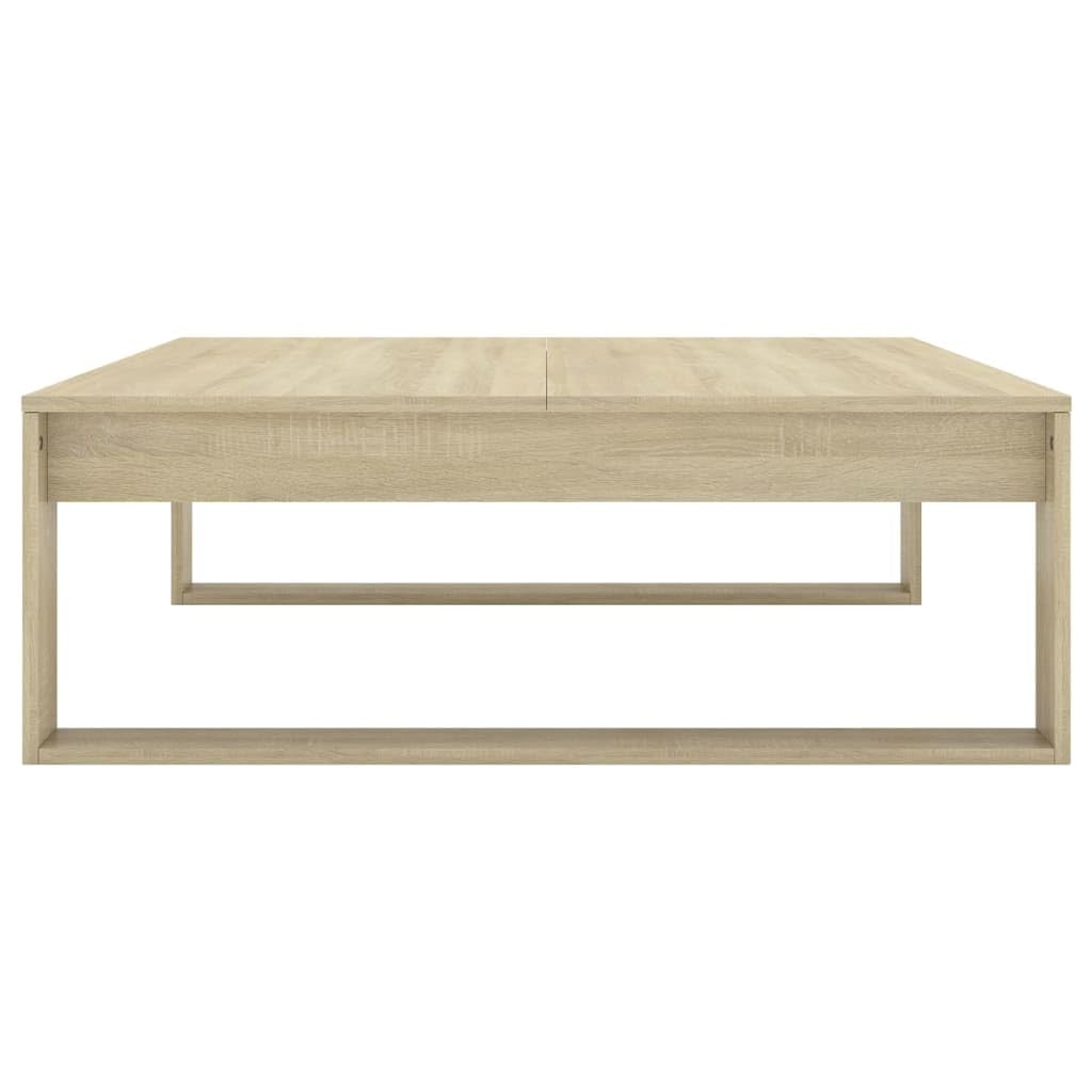 vidaXL - Couchtische - Couchtisch Sonoma-Eiche 100x100x35 cm Spanplatte