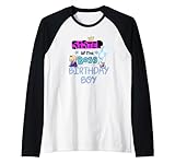 Photo Gallery sister of the boss birthday boy , compleanno, festa maglia con maniche raglan Photo Gallery sister of the boss birthday boy , compleanno, festa maglia con maniche raglan