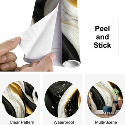 Image of Jig-Tik 60 x 200 CM Self-Adhesive Wallpaper for Walls | Premium Decorative Peel & Stick Covering | Durable Smooth Finish | Home, Hotel & Living Room Decor (Pack of 4, 51.68 Sq. Ft. Approx)