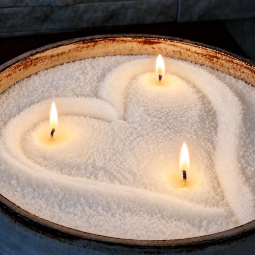Miniatura 3 de Candleval Cera Arena Para Fabricación De Velas Con Mechas Kit Para Hacer Velas Diy 10 Colores De Gránulos De Cera De Vela Con 5 Mechas Perlas De Vegetal Para Blanco, 100 Gr