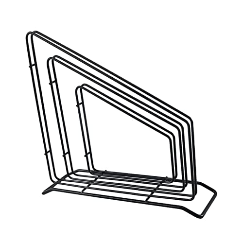 MUCKLILY 1pc Multi Functional Iron Kitchen Storage Rack Filtering Shelf for Home Organization Easy to Clean for Countertop Use