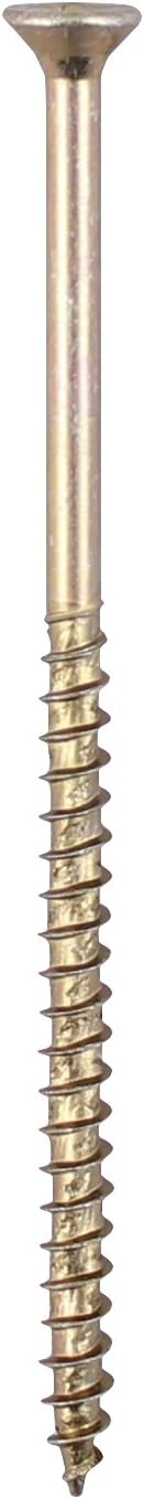 TIMco 60200VY PZ3 CSK ZYP Velocity Screw 6.0 x 200 - Yellow (Box of 100)